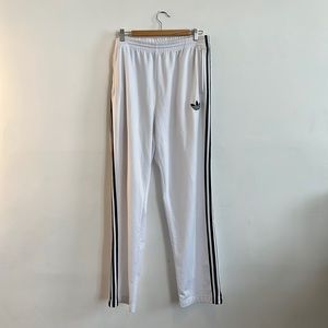 Adidas White Track Suit Pants